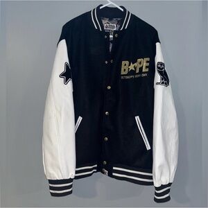 RARE BAPE x OVO Varsity Jacket Large a bathing ape x Octobers Very Own DRAKE